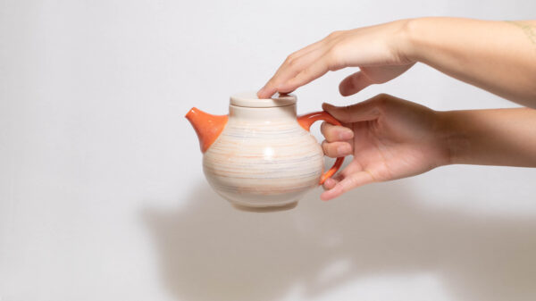 Orange Teapot - Image 6