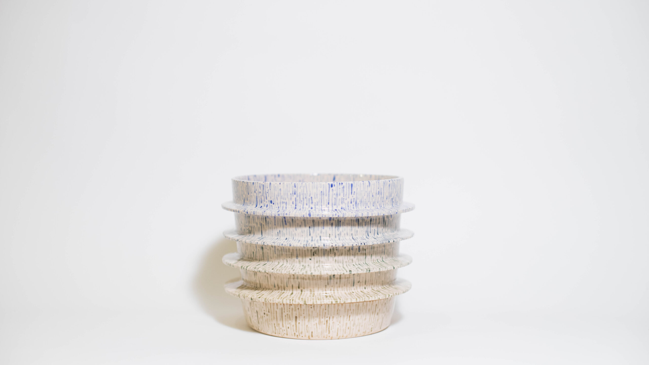 Blue-Green Gradient UFO Plant Pot (Firsts) - Image 2