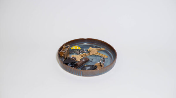 Blue Amber Trinket Tray