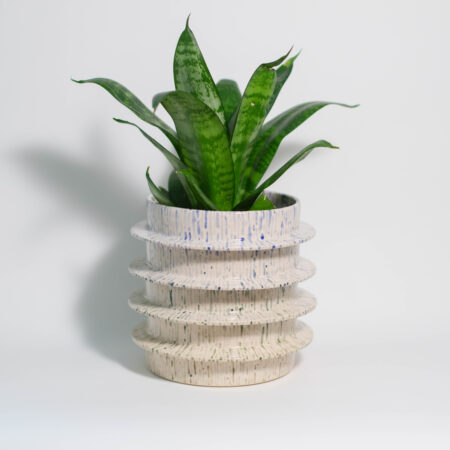 Blue-Green Gradient UFO Plant Pot (two available)