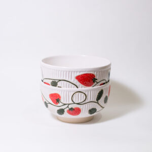 Strawberries Cereal Bowl - Image 2