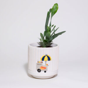 Hot Dog Cart Mini Plant Pot - Image 1