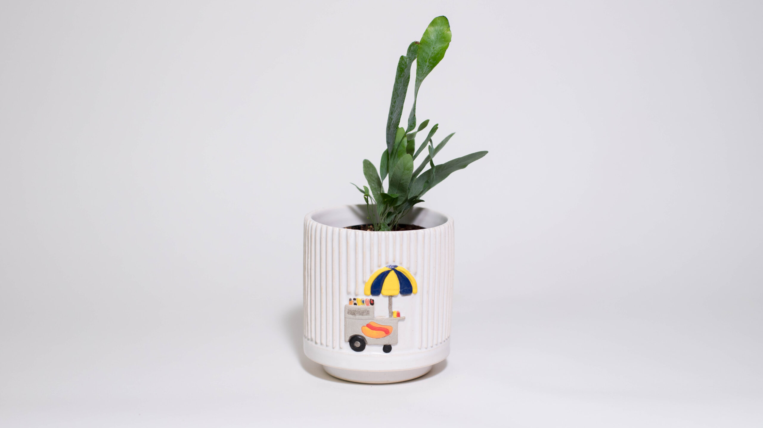 Hot Dog Cart Mini Plant Pot - Image 1