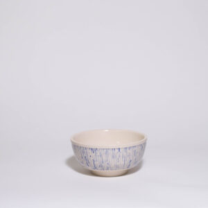 Rice Bowl with Wiggly Lines (Blue) - Image 2