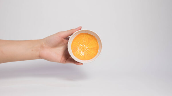 Orange Trinket Dish