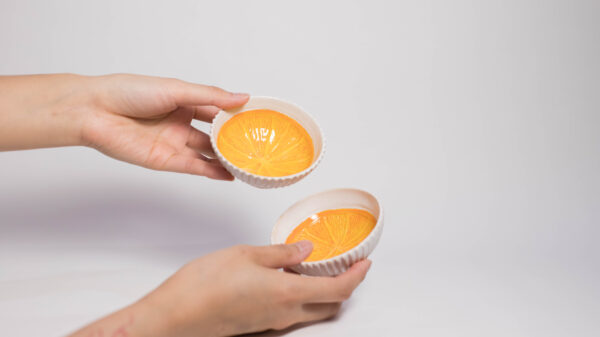 Orange Trinket Dish