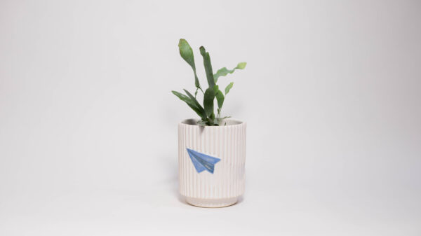 Paper Airplane Mini Plant Pot